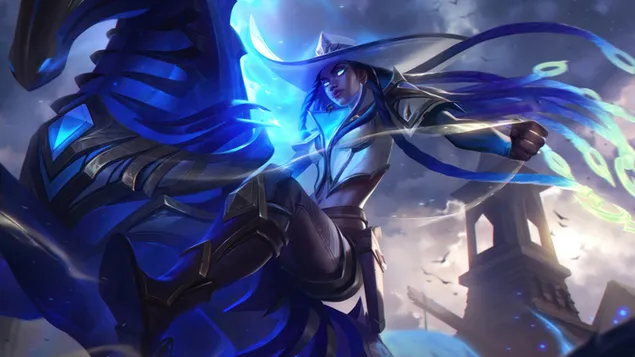 High Noon 'Senna' Mythic Chroma - League of Legends (LOL) 8K ozadje