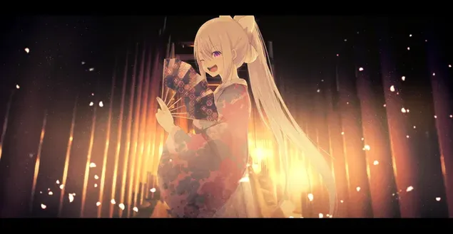 Higuchi kaede from Virtual youtuber 2K wallpaper