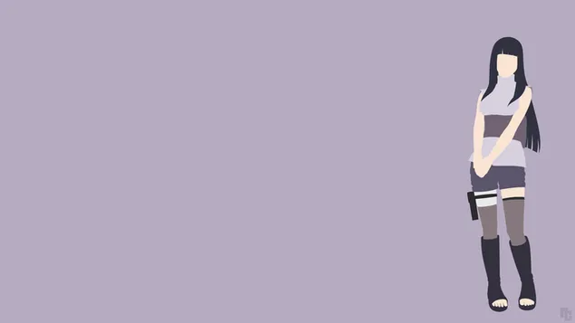 Hinata Hyūga z Naruto 4K tapeta