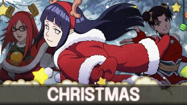 Hinata Karin y Tenten (Navidad)