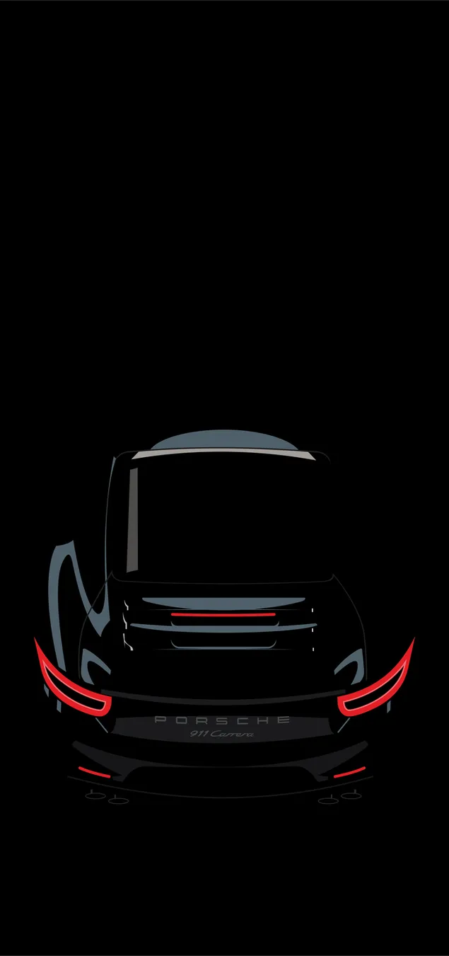Hình nền Porsche màu đen tải xuống
