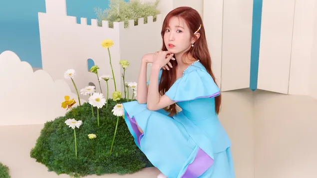 Páipéar balla Hitomi in ‘Oneiric Diary’ MV Shoot (2020) ó IZ*ONE (K-Pop Band)4K