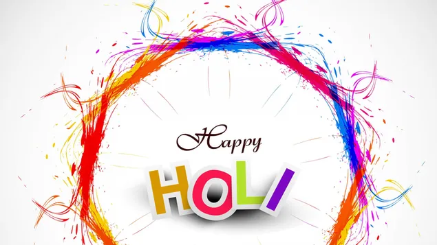 Taustakuva Holi terveisin [Happy Holi] 2K
