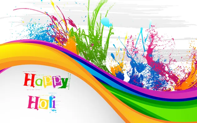 Holi Festival - Colors Splash HD tapet