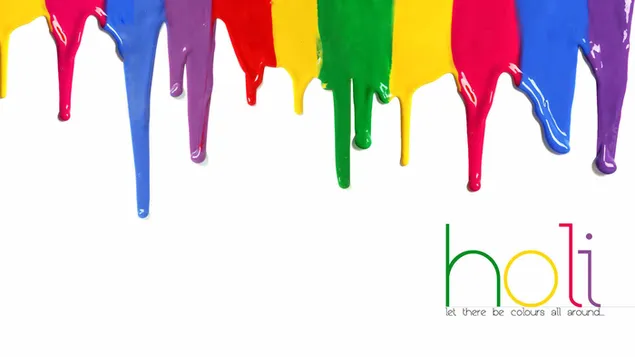 Taustakuva Holi Festival - Dripping Colors HD