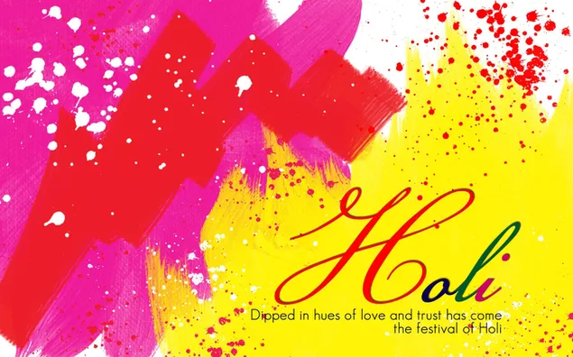 Holi Festival fuld af farver 2K tapet
