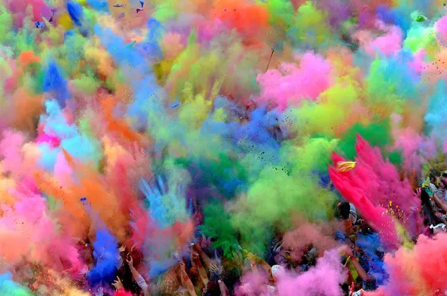 Holi-festival van kleuren download