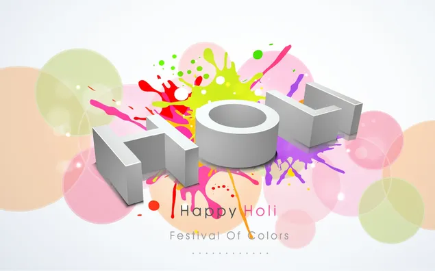 Holi hai [Happy Holi] 2K tapet