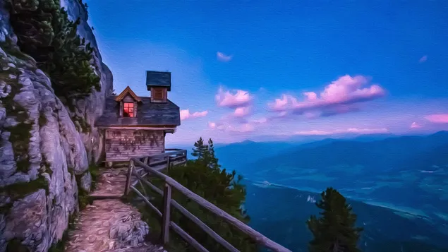 Zuhause im Himmel 4K Hintergrundbild