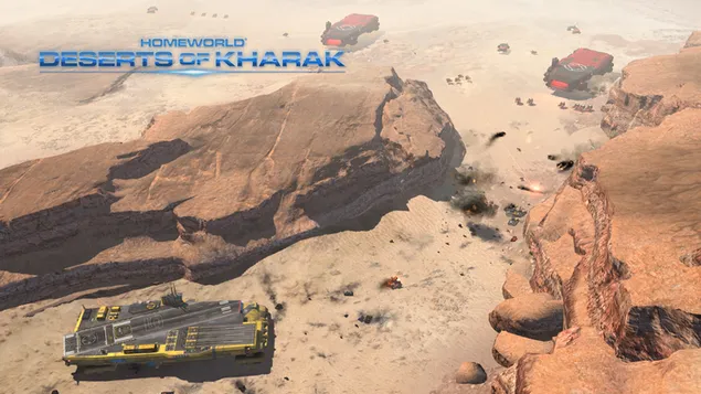 Homeworld af Deserts of Kharak 4K tapet