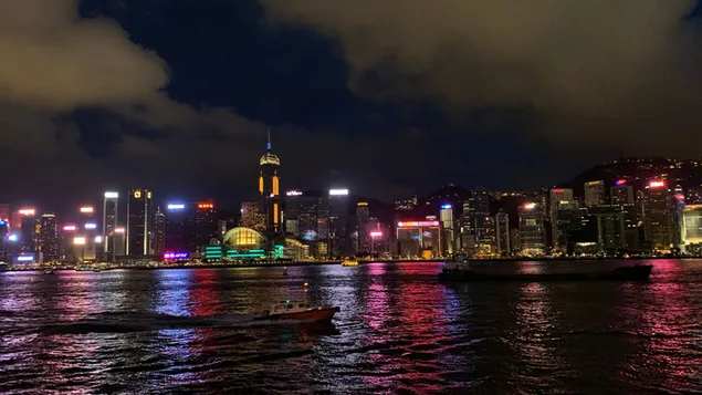Hong Kong City Landscape 4K wallpaper