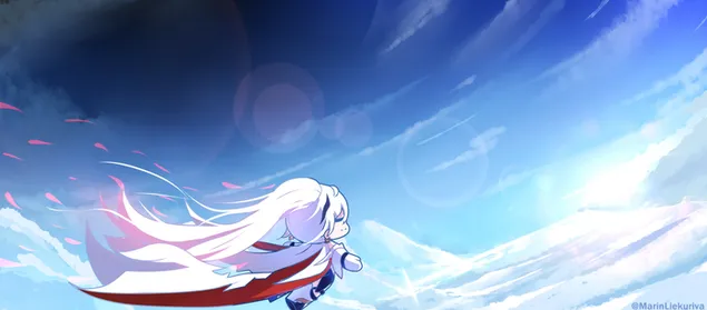 Honkai Impact 3rd : Kiana Kaslana : The Blue Sky : Landscape کاغذدیواری  2K