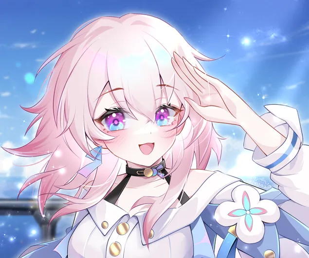 honkai: star rail purpurroude-eyed anime meedchen eroflueden