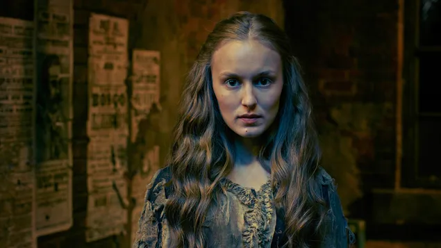 Páipéar balla Honoria Barbary na Dickensian4K