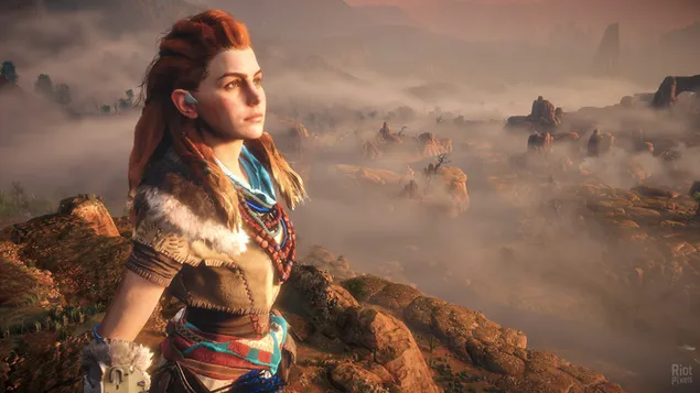 Tapeta Horizon Zero Dawn - Aloy (hlavní hrdinka) 4K