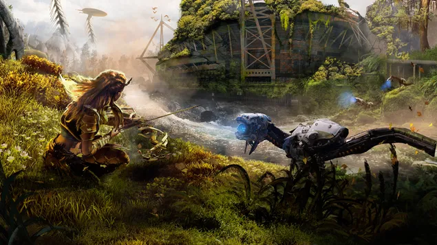 Tapeta Horizon Zero Dawn - Lukostřelkyně 4K