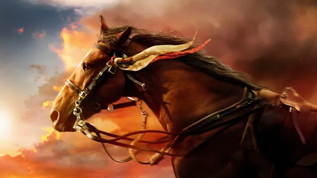 Horse in flames download