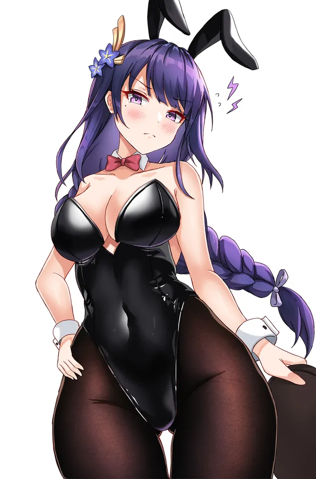 อะนิเมะแมวสาวสุดฮอต Raiden Shogun | เก็นชิน อิมแพ็ค HD วอลเปเปอร์