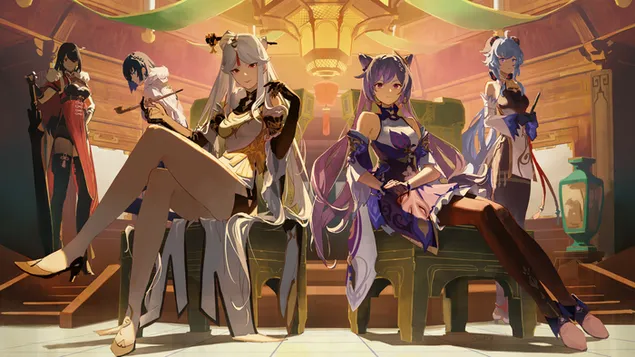 bnt nmy skhn | fryq ningguang & keqing (ganshin impact) ltnzyl