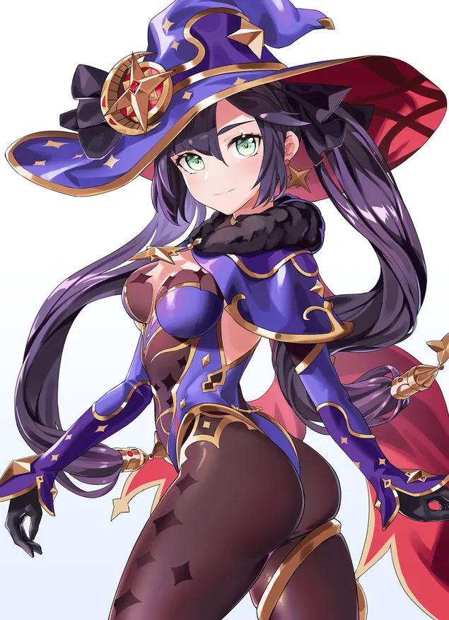 뜨거운 애니메이션 마녀 | 간신 임팩트 2K 배경화면