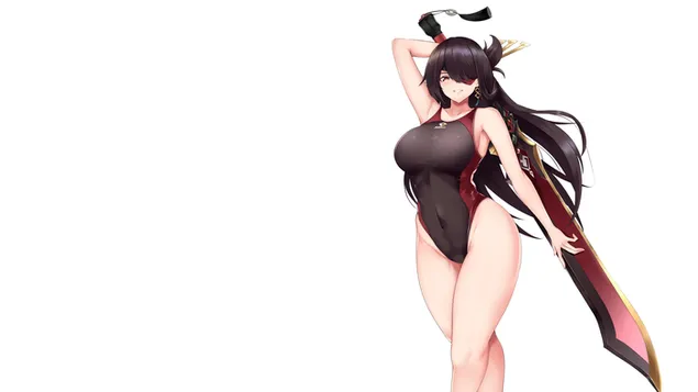 دختر انیمه زیبا و داغ کاغذدیواری  2K