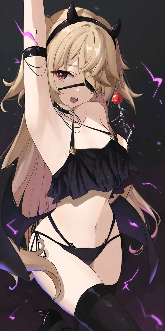 het bikni blond tjej fiskal | genshin impact ladda ner