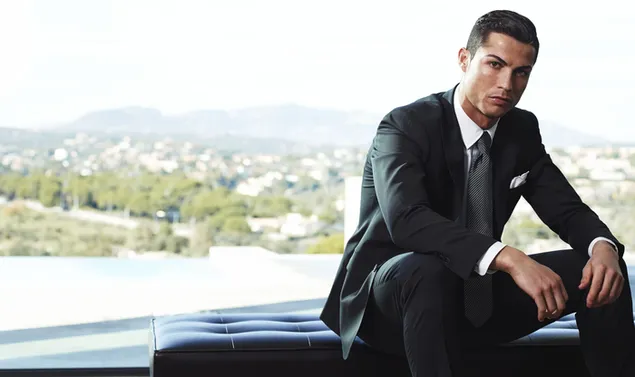 Hình nền Hình thức trang trọng của Cristiano nóng bỏng 4K