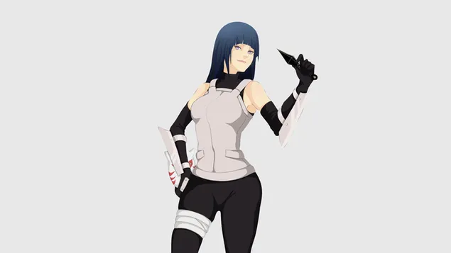 Tapeta Príťažlivé ninja dievča Hinata Hyuga HD