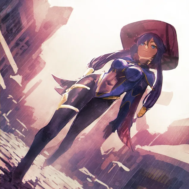 Páipéar balla Mona te an cailleach | Tionchar GanshinHD