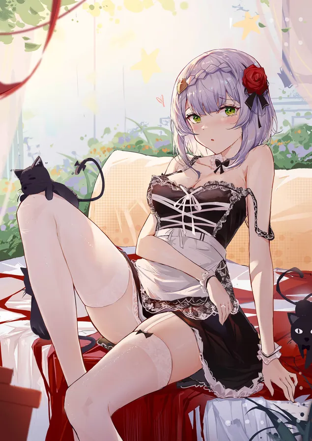 Жешката Ноела успорува | Влијание на Ганшин 4K тапет