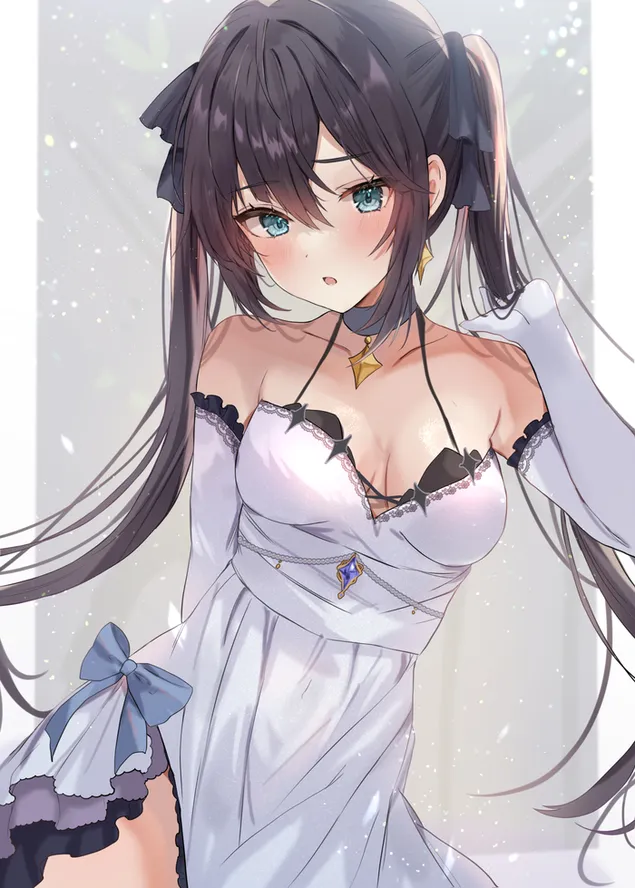 Hot pretty girl Mona | Genshin Impact  HD wallpaper