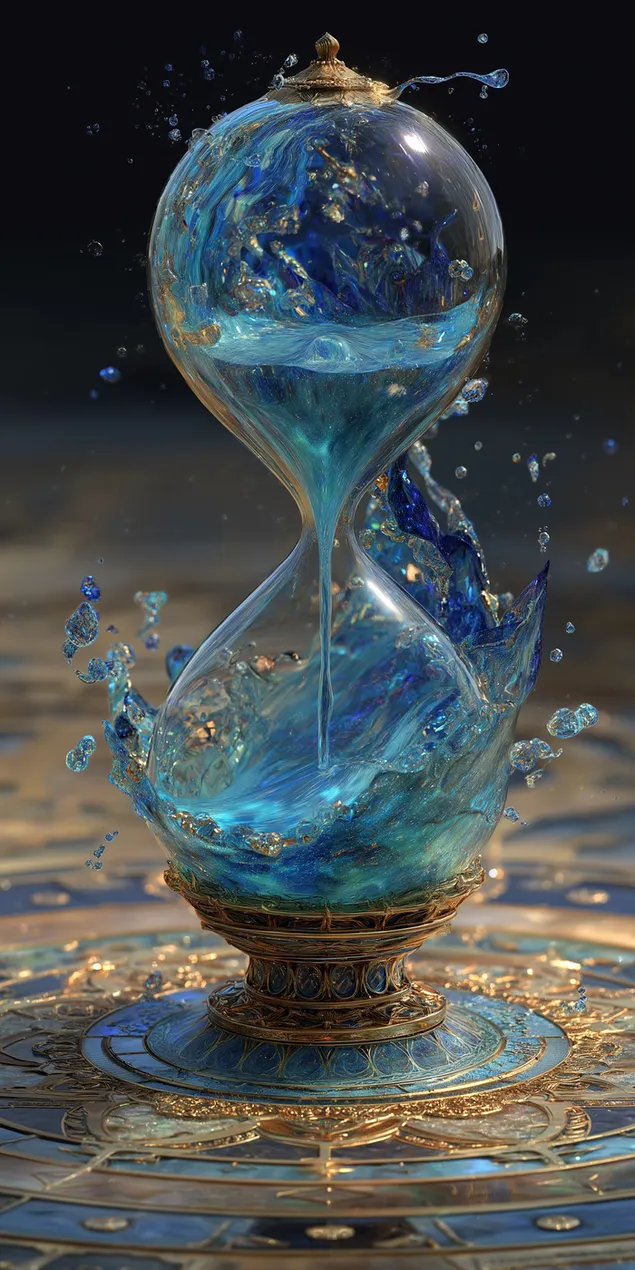 akan sivi enerji ve su sicramalarinin kum saati indir