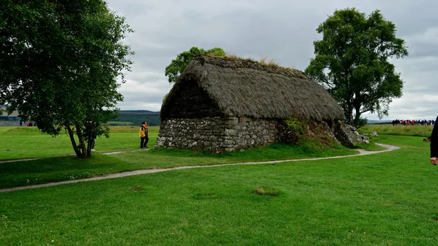 Páipéar balla Teach i lár Pháirc Chúil Lodair4K