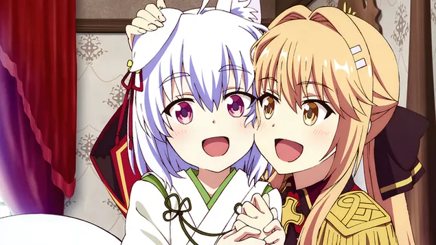 현실주의 영웅이 왕국을 재건하는 방법 | 리시아 엘프리덴 & 이누이 토모에 4K 배경화면