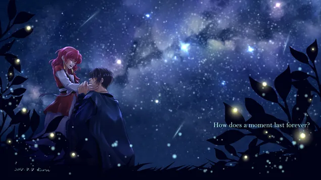 Hvordan varer et øyeblikk for alltid? 4K bakgrunn