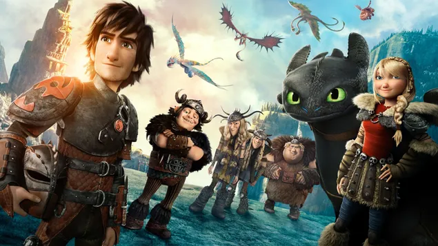 Comment dresser votre film dragon 2 2K fond d'écran