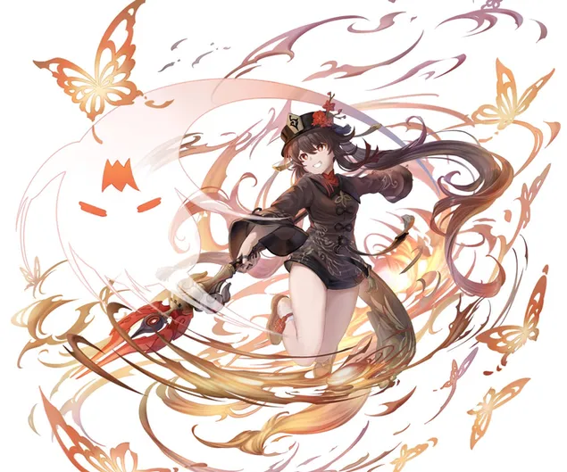 קסם הנשמה של הו טאו | השפעת גנשין HD טפט