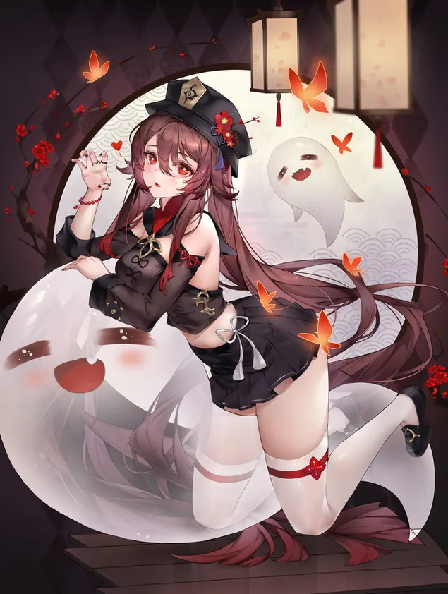 hu tao zpomaluje nad dusi boo tao | genshinuv dopad stahnout