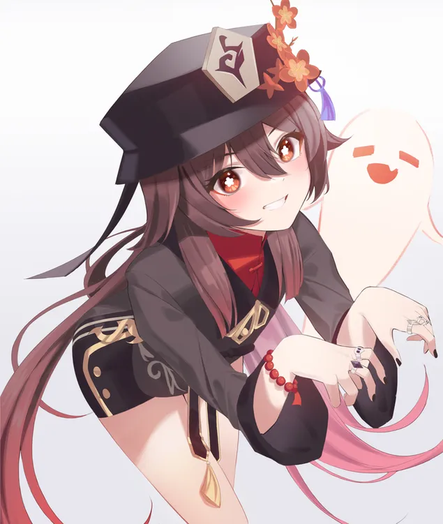 Hu Tao는 당신을 놀라게 하고 싶어 | 원신 임팩트 HD 배경화면