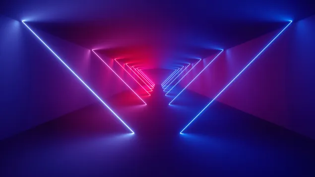 huawei lights neon 4K wallpaper