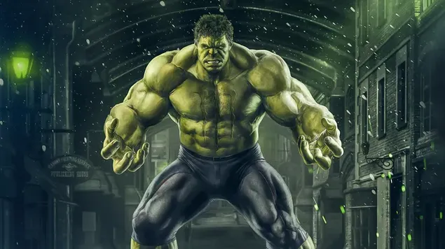 Hulk con su ira