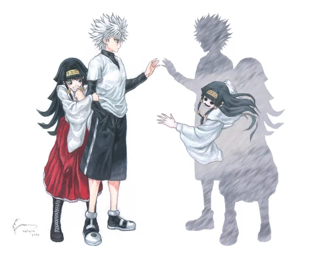 Tapeta Hunter X Hunter - Killua Zoldyck, Alluka Zoldyck & Nanika Zoldyck 2K