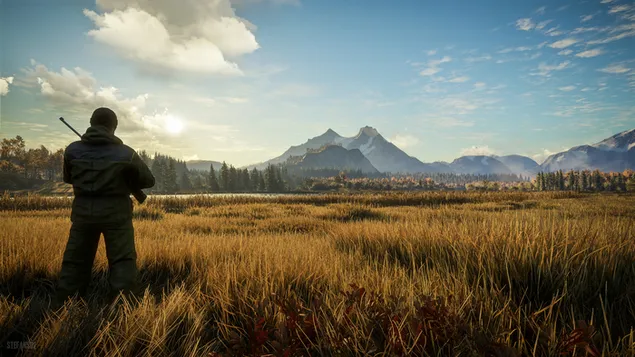 Охота, Охотник: Зов ветра 4K обои