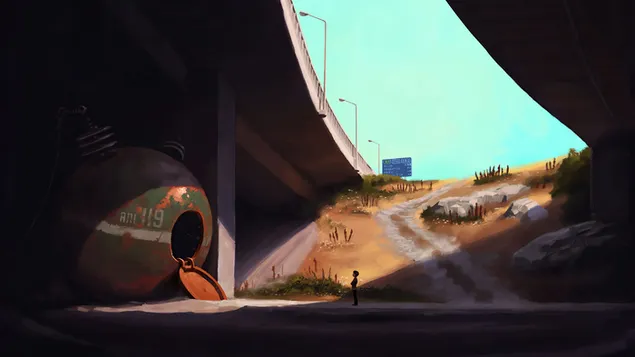 saya menemukan mesin waktu di bawah jembatan unduhan