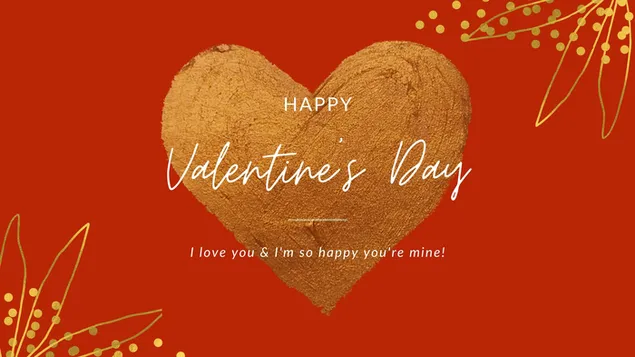 사랑해 행복해 내꺼야 4K 배경화면