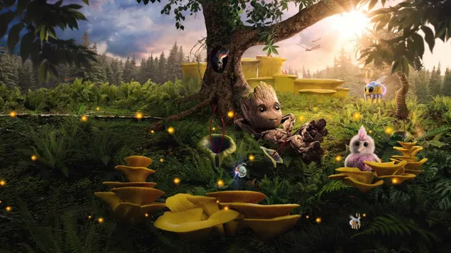 Taustpilt Ma olen Groot Series 4K