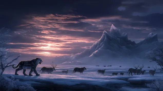 Zora ledenog doba 2K pozadina