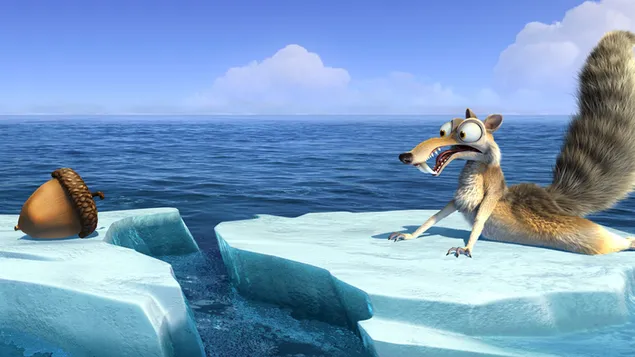 Ice Age-filmen - Scrat 2K bakgrunn