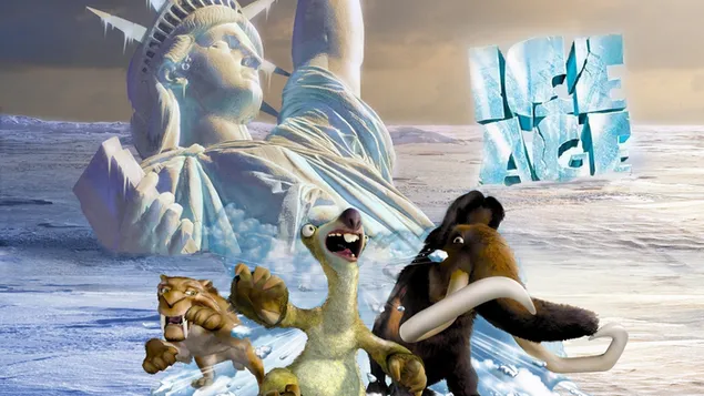 pelicula de la edad de hielo 2K fondo de pantalla