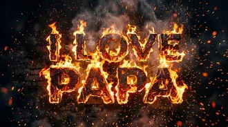 ledova socha s pismeny love papa aurora borealis stahnout